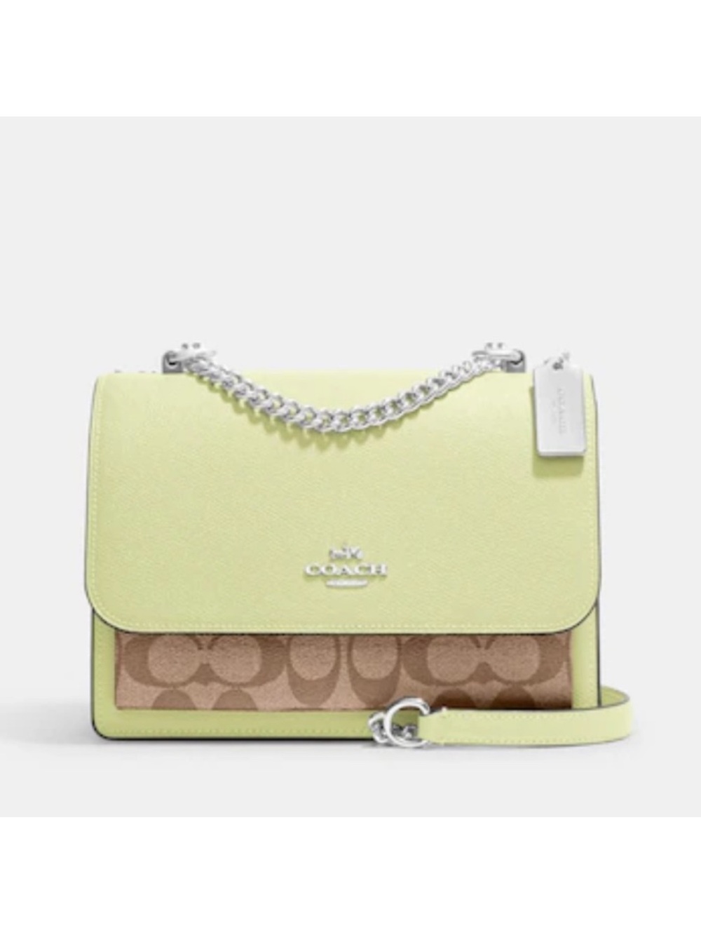 Coach Convertible Chain Shoulder Crossbody Bag in Signature Canvas - Picture 5 of 16